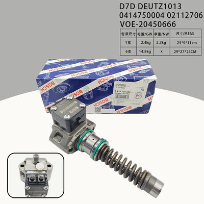 Fuel Injector Unit Pump High Pressure Oil Pump 0414673999 0414693005 0414693007 0414750003 0414750004 for  Excavator