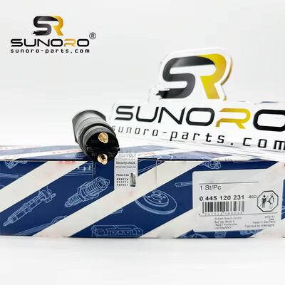 Construction Machinery Parts Common Rail Injector 0445120231 for Excavator PC200-8 PC220-8 Injector 0445120231