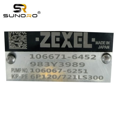 SUNORO High Performance Diesel Engine Part ZX330 6HK1 Excavator Fuel Injection Pump 1-15603334-5 106671-6452 106671-6730
