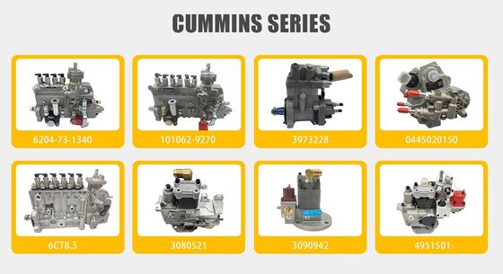 Fuel Injection Pump for CUMMINS 6204-73-1340 101405-3350 101062-9270 3973228 0445020150 0402066741 3080521 3090942  4951501