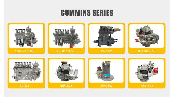 Excavator Spare Parts Engine Parts Fuel Injection Pump Diesel Oil Pump Assy NTA855 Pt Pump 4951501 NT855 for CUMMINS Engine