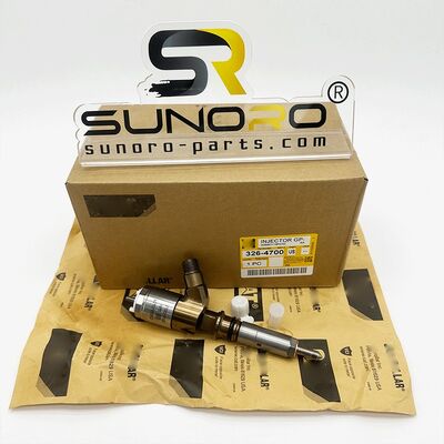 SUNORO Excavator Parts  E320D E323 E324 Fuel Injector C6.4 Engine Dredger Oil Nozzle 326-4700