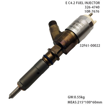 Quality CATE 32E61-00022 C4.2 Engine Fuel Injector 326-4740 Excavator 312D 320D Diesel Motor Fuel Injection Spare Parts