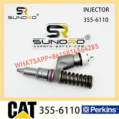 Fuel Injector  Excavator Injectors 355-6110 253-0618 20R-2285 356-1367 191-3003 359-7434 For CAT C15 C18 Engine